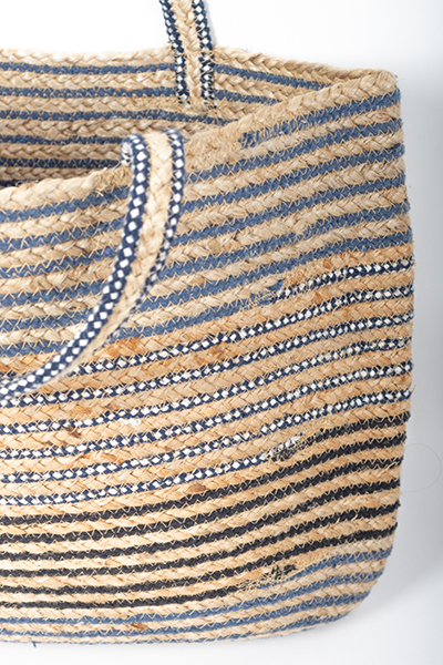 Striped Jute Bag – FORPOST TRADE INC.