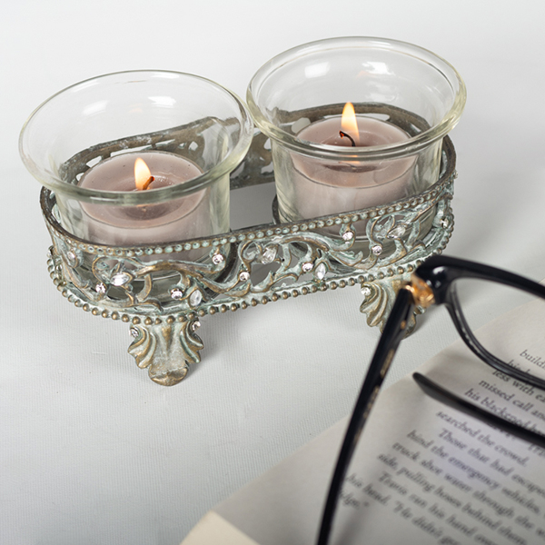 Vintage Style Tea Light Holder FORPOST TRADE INC.