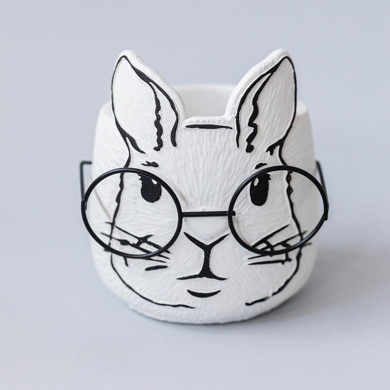 cement-rabbit-flower-pot-medium-forpost-trade-inc
