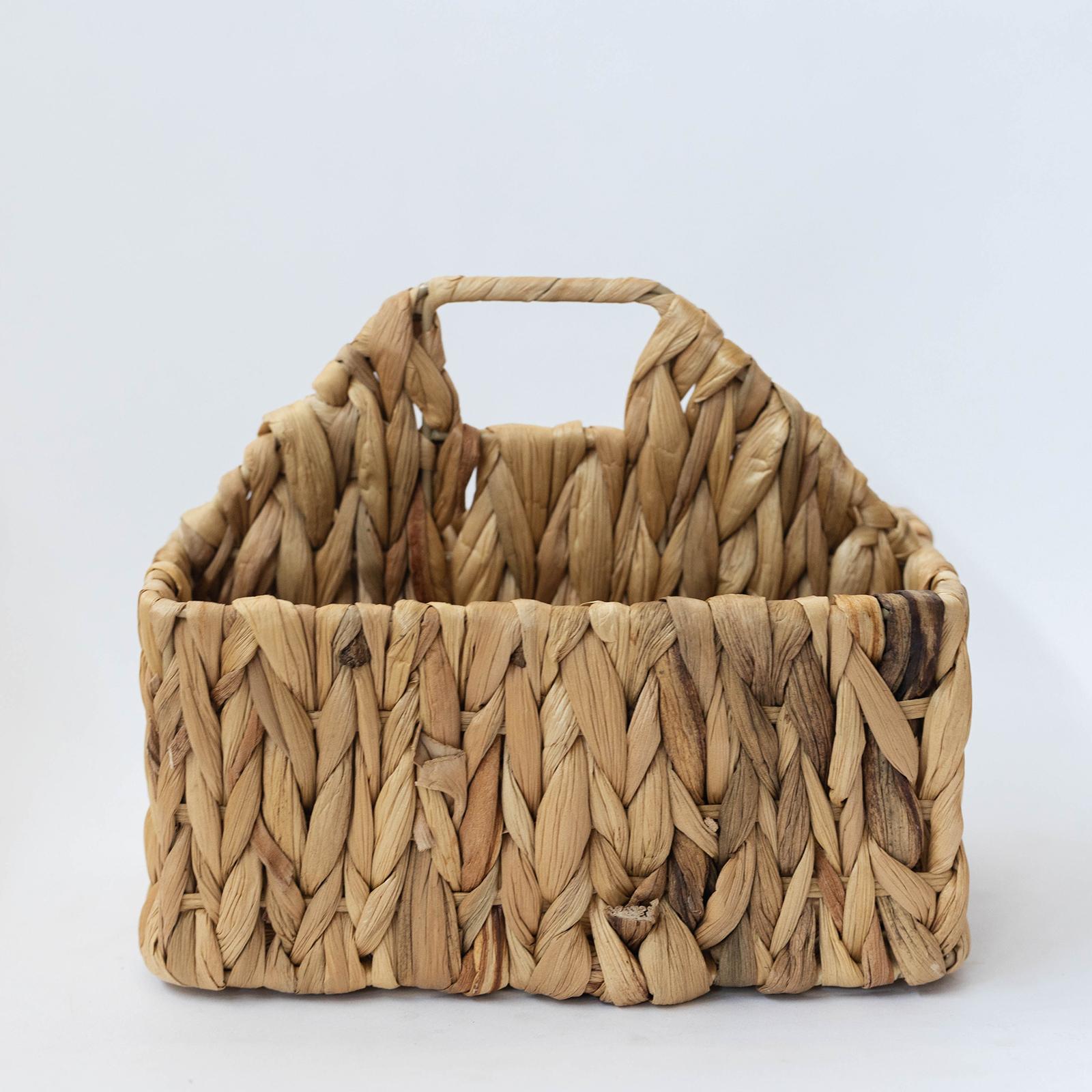 Woven Wooden Basket FORPOST TRADE INC.