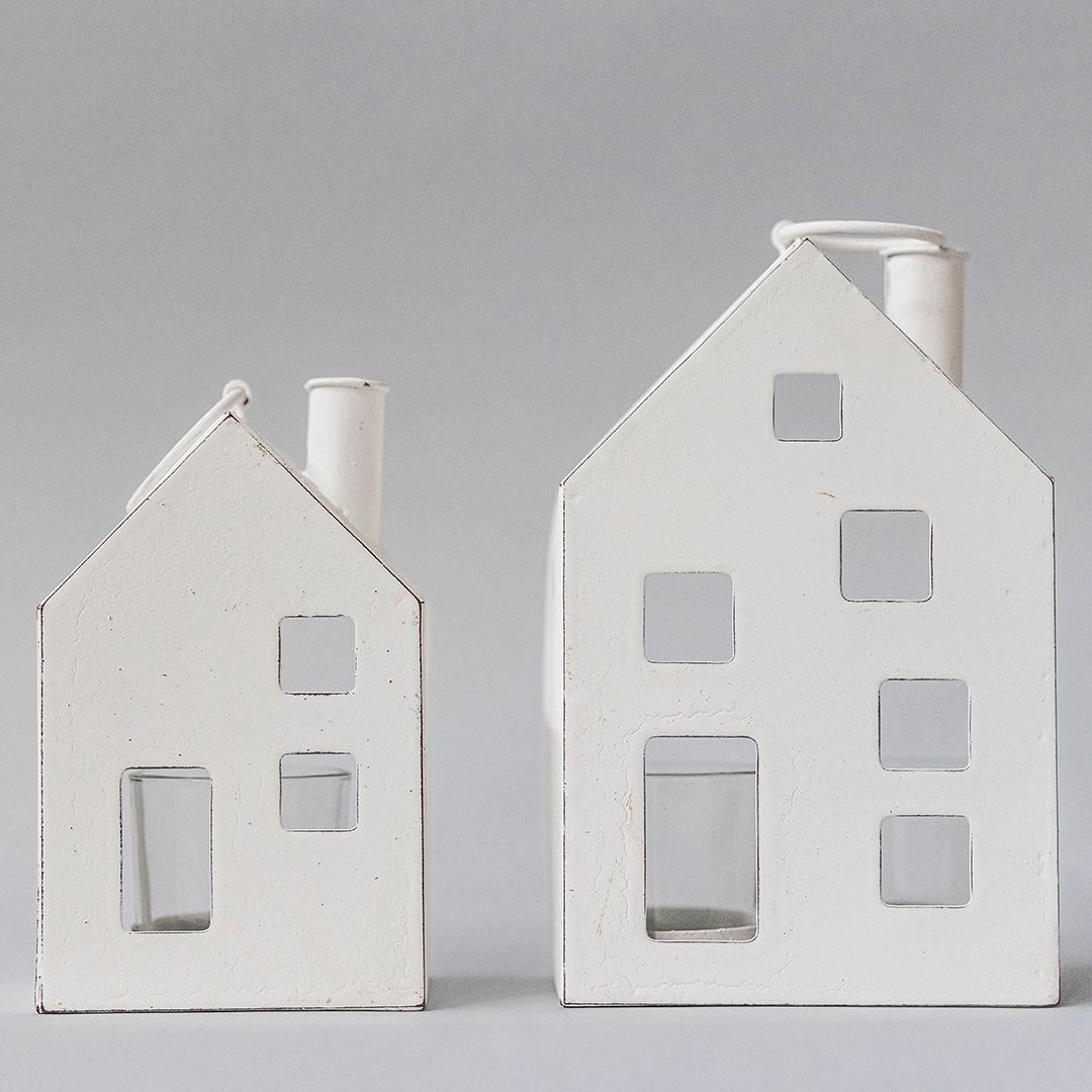 Metal House Candle Holder, Small FORPOST TRADE INC.