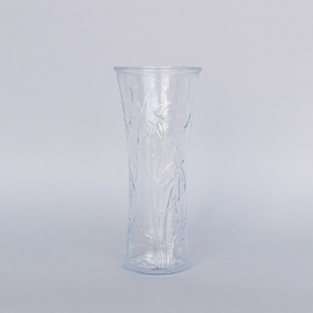 Glass Vase, Palm Tree