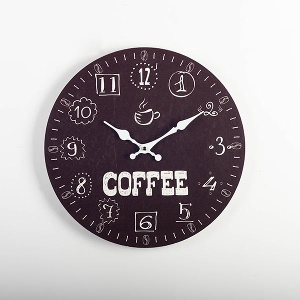13.50" Wall Clock, Coffee Time